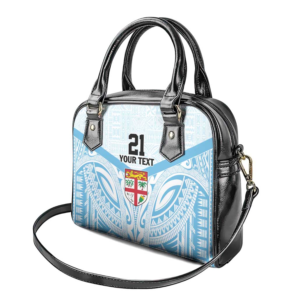 Fiji Football Custom Shoulder Handbag Bula Boys Go Champions LT9 - Polynesian Pride