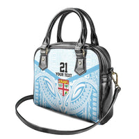Fiji Football Custom Shoulder Handbag Bula Boys Go Champions LT9 - Polynesian Pride