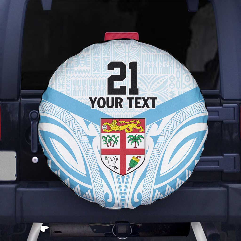 Fiji Football Custom Spare Tire Cover Bula Boys Go Champions