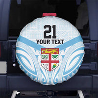 Fiji Football Custom Spare Tire Cover Bula Boys Go Champions