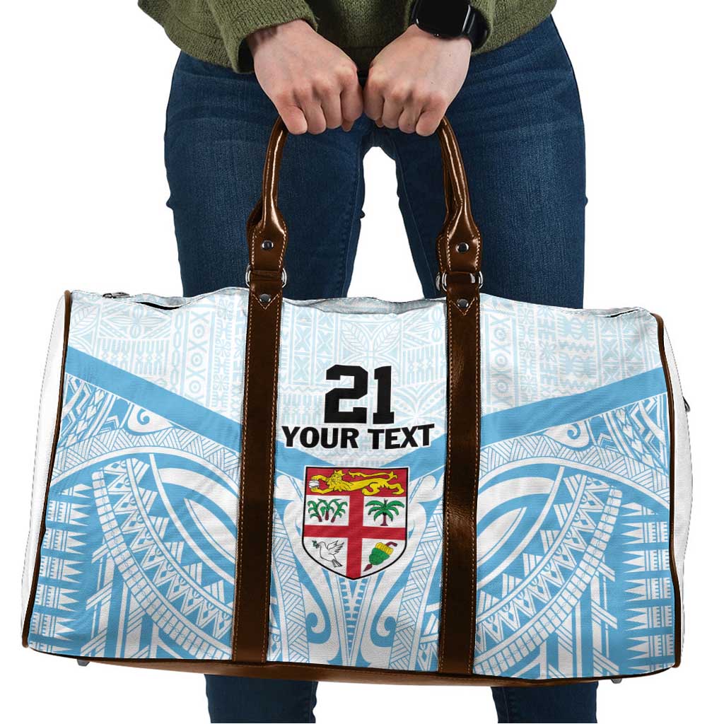 Fiji Football Custom Travel Bag Bula Boys Go Champions - Polynesian Pride