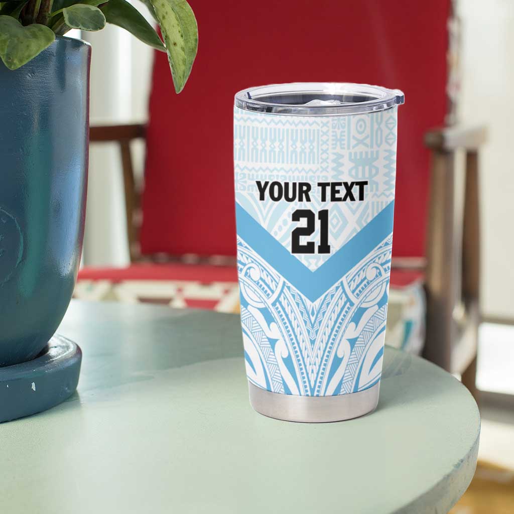 Fiji Football Custom Tumbler Cup Bula Boys Go Champions