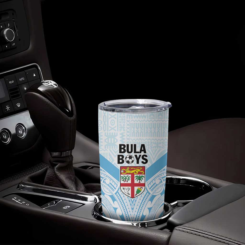 Fiji Football Custom Tumbler Cup Bula Boys Go Champions