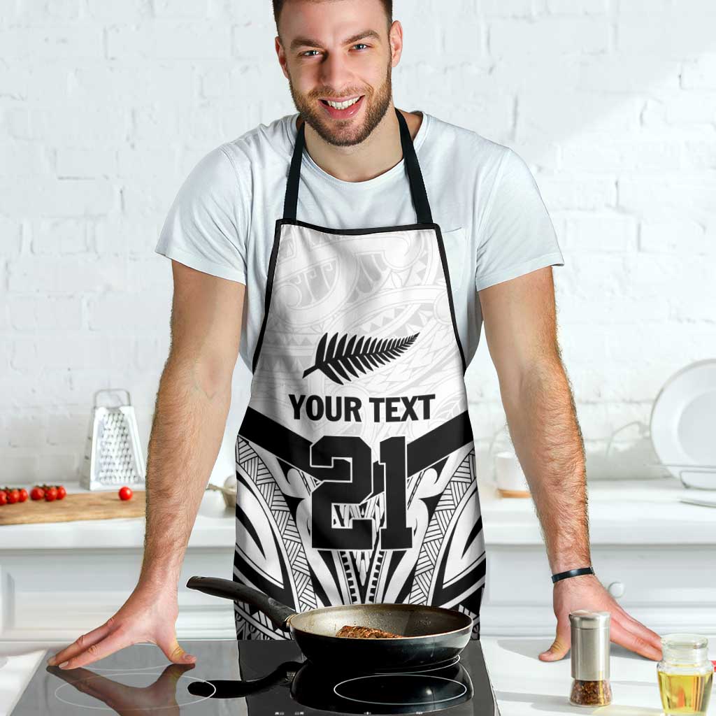 New Zealand Football Custom Apron All White Fern Go Champions LT9 - Polynesian Pride