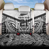 New Zealand Football Custom Back Car Seat Cover All White Fern Go Champions LT9 One Size White - Polynesian Pride