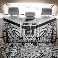 New Zealand Football Custom Back Car Seat Cover All White Fern Go Champions LT9 - Polynesian Pride