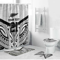 New Zealand Football Custom Bathroom Set All White Fern Go Champions LT9 Bathroom Set (4 pcs) White - Polynesian Pride