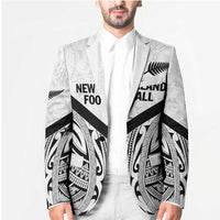 New Zealand Football Custom Blazer All White Fern Go Champions LT9 - Polynesian Pride