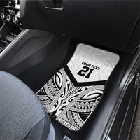 New Zealand Football Custom Car Mats All White Fern Go Champions LT9 - Polynesian Pride
