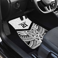 New Zealand Football Custom Car Mats All White Fern Go Champions LT9 - Polynesian Pride