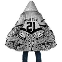 New Zealand Football Custom Cloak All White Fern Go Champions LT9 Unisex White - Polynesian Pride