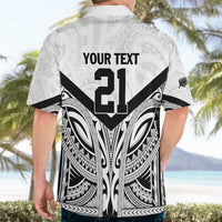 New Zealand Football Custom Hawaiian Shirt All White Fern Go Champions LT9 - Polynesian Pride