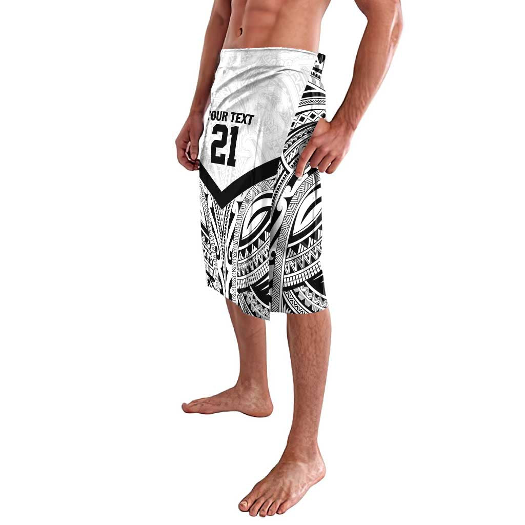 New Zealand Football Custom Lavalava All White Fern Go Champions LT9 - Polynesian Pride
