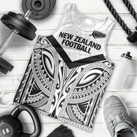New Zealand Football Custom Men Tank Top All White Fern Go Champions LT9 - Polynesian Pride