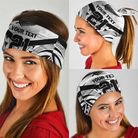 New Zealand Football Custom Neck Gaiter All White Fern Go Champions LT9 - Polynesian Pride