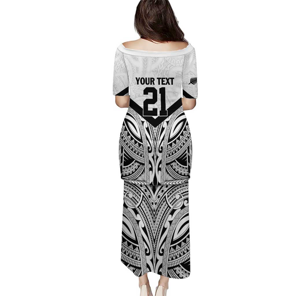New Zealand Football Custom Puletasi All White Fern Go Champions LT9 - Polynesian Pride