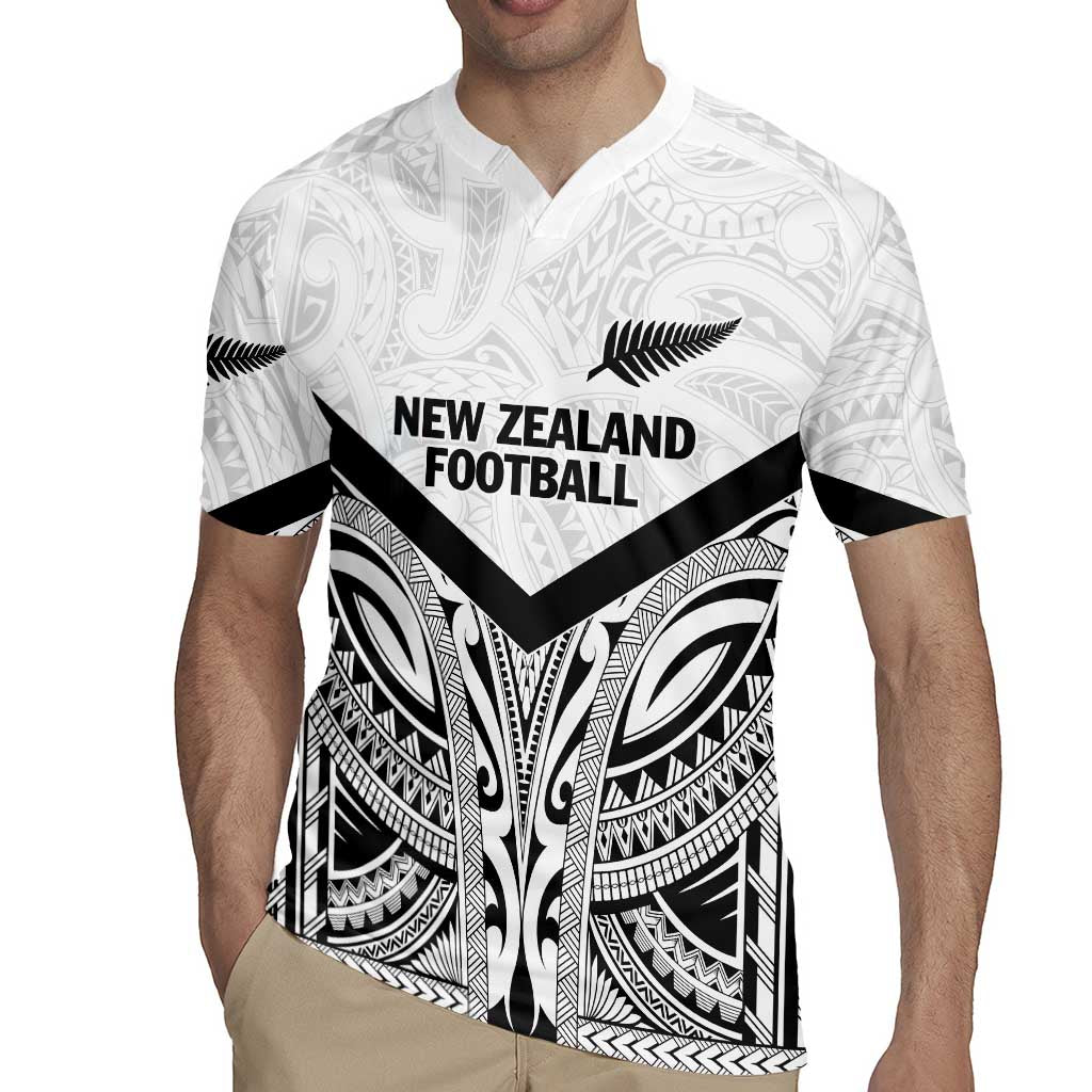 New Zealand Football Custom Rugby Jersey All White Fern Go Champions LT9 - Polynesian Pride