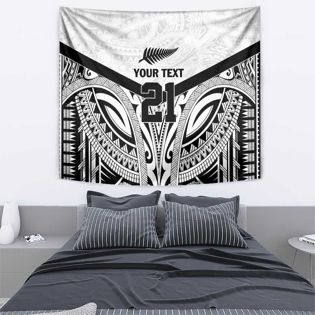 New Zealand Football Custom Tapestry All White Fern Go Champions LT9 - Polynesian Pride