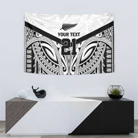 New Zealand Football Custom Tapestry All White Fern Go Champions LT9 - Polynesian Pride