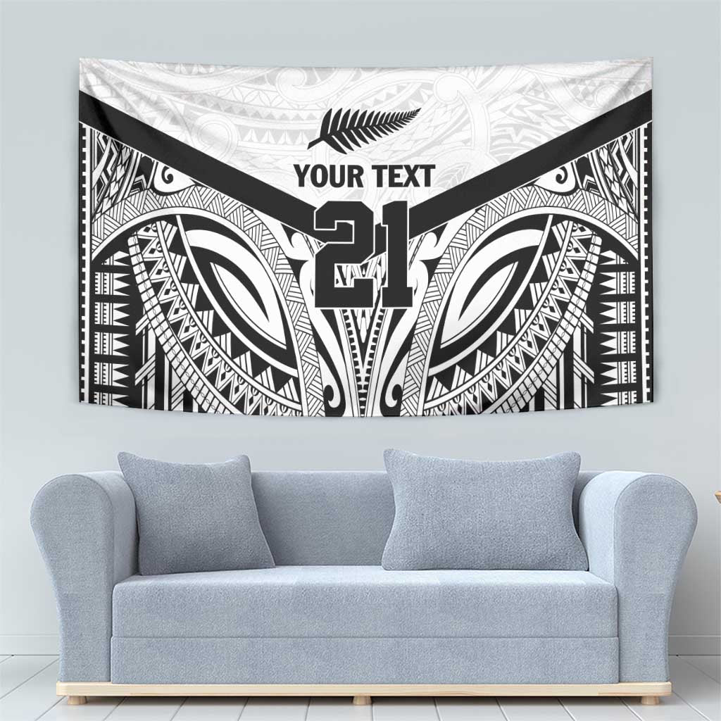 New Zealand Football Custom Tapestry All White Fern Go Champions LT9 - Polynesian Pride