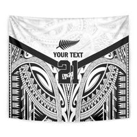 New Zealand Football Custom Tapestry All White Fern Go Champions LT9 - Polynesian Pride
