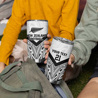New Zealand Football Custom Tumbler Cup All White Fern Go Champions LT9 - Polynesian Pride