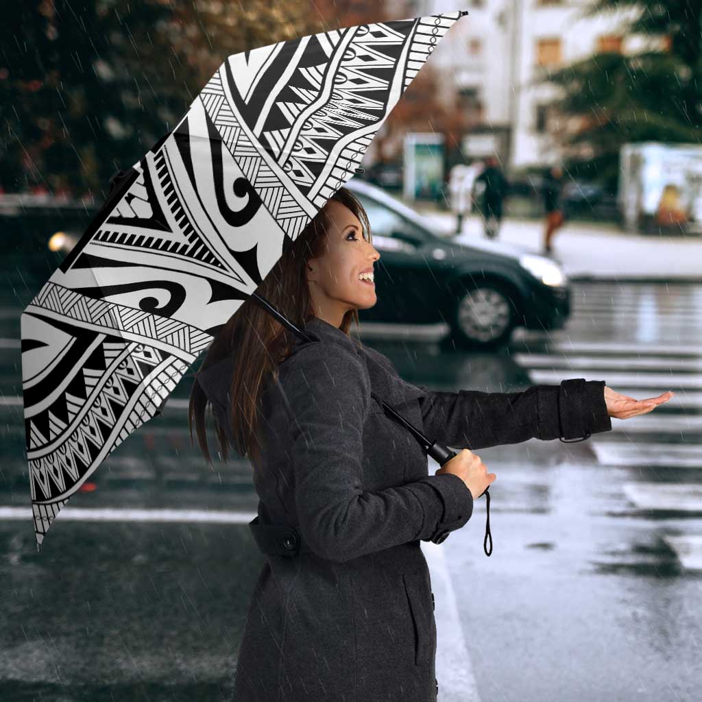 New Zealand Football Custom Umbrella All White Fern Go Champions LT9 - Polynesian Pride
