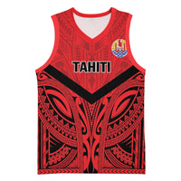 Tahiti Football Custom Basketball Jersey Toa Aito Go Champions LT9 Unisex Red - Polynesian Pride