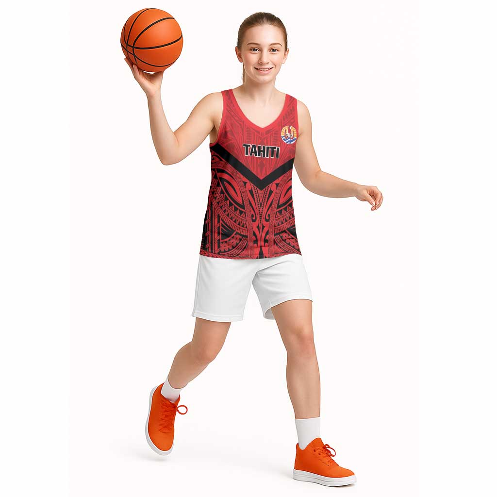 Tahiti Football Custom Basketball Jersey Toa Aito Go Champions LT9 - Polynesian Pride