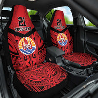 Tahiti Football Custom Car Seat Cover Toa Aito Go Champions LT9 One Size Red - Polynesian Pride