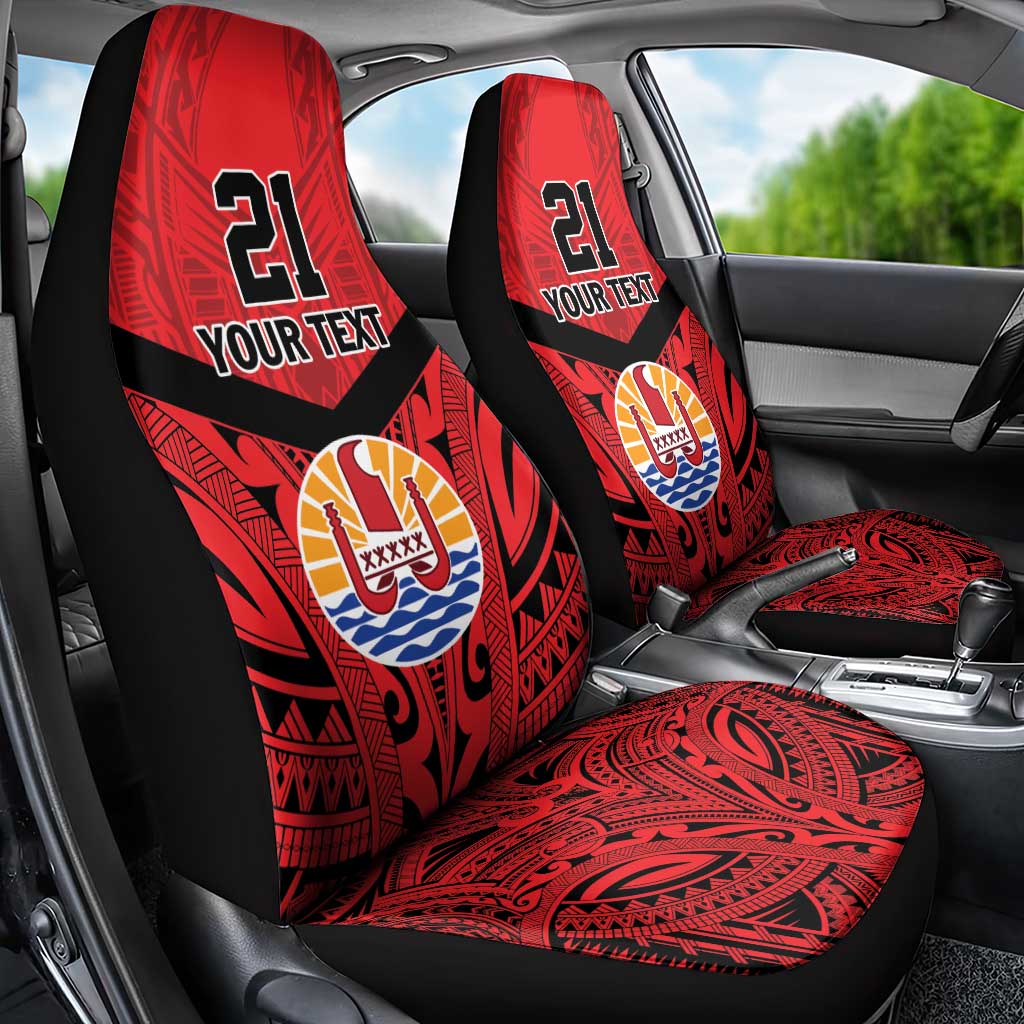 Tahiti Football Custom Car Seat Cover Toa Aito Go Champions LT9 - Polynesian Pride