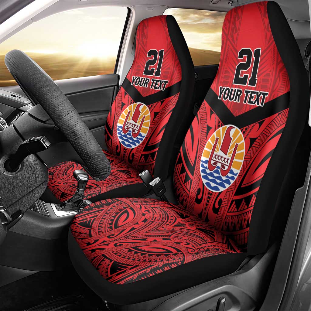 Tahiti Football Custom Car Seat Cover Toa Aito Go Champions LT9 - Polynesian Pride