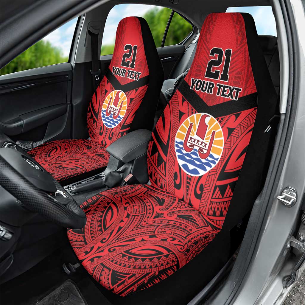 Tahiti Football Custom Car Seat Cover Toa Aito Go Champions LT9 - Polynesian Pride