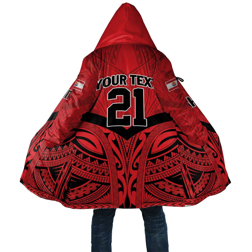 Tahiti Football Custom Cloak Toa Aito Go Champions - Polynesian Pride