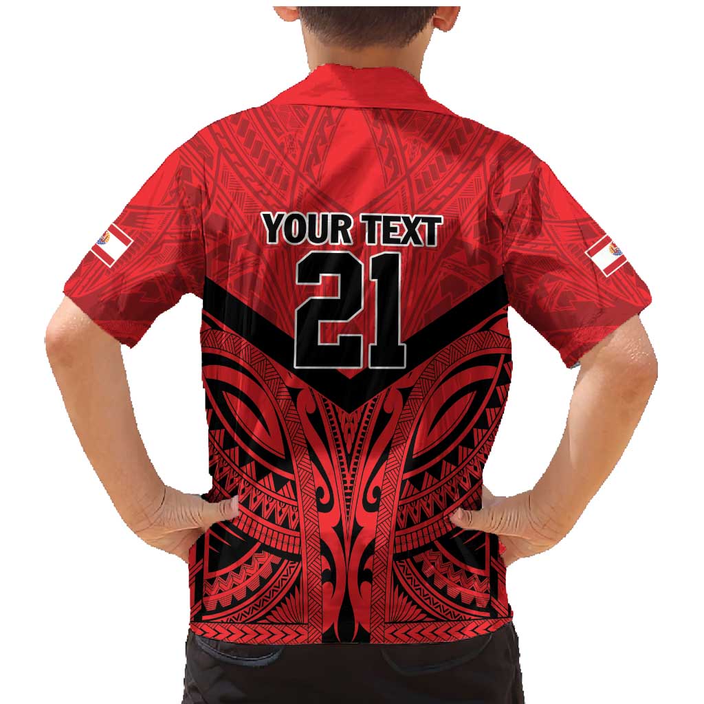 Tahiti Football Custom Family Matching Mermaid Dress and Hawaiian Shirt Toa Aito Go Champions LT9 - Polynesian Pride