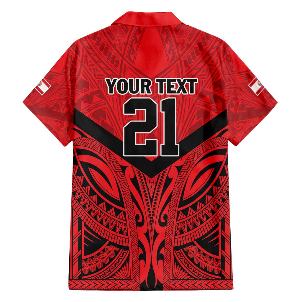 Tahiti Football Custom Family Matching Off Shoulder Short Dress and Hawaiian Shirt Toa Aito Go Champions LT9 - Polynesian Pride