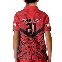 Tahiti Football Custom Kid Polo Shirt Toa Aito Go Champions LT9 - Polynesian Pride
