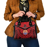 Tahiti Football Custom Shoulder Handbag Toa Aito Go Champions