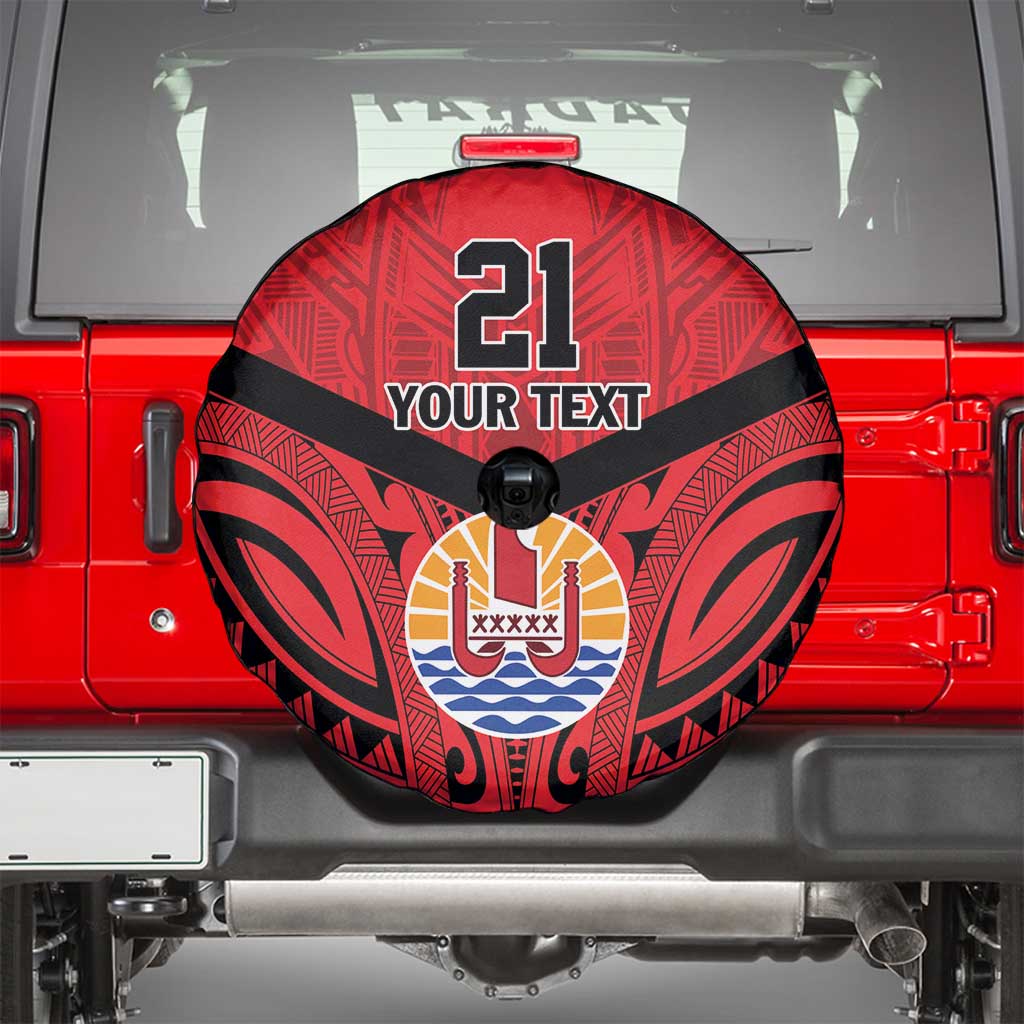 Tahiti Football Custom Spare Tire Cover Toa Aito Go Champions LT9 - Polynesian Pride