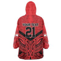 Tahiti Football Custom Wearable Blanket Hoodie Toa Aito Go Champions LT9 - Polynesian Pride