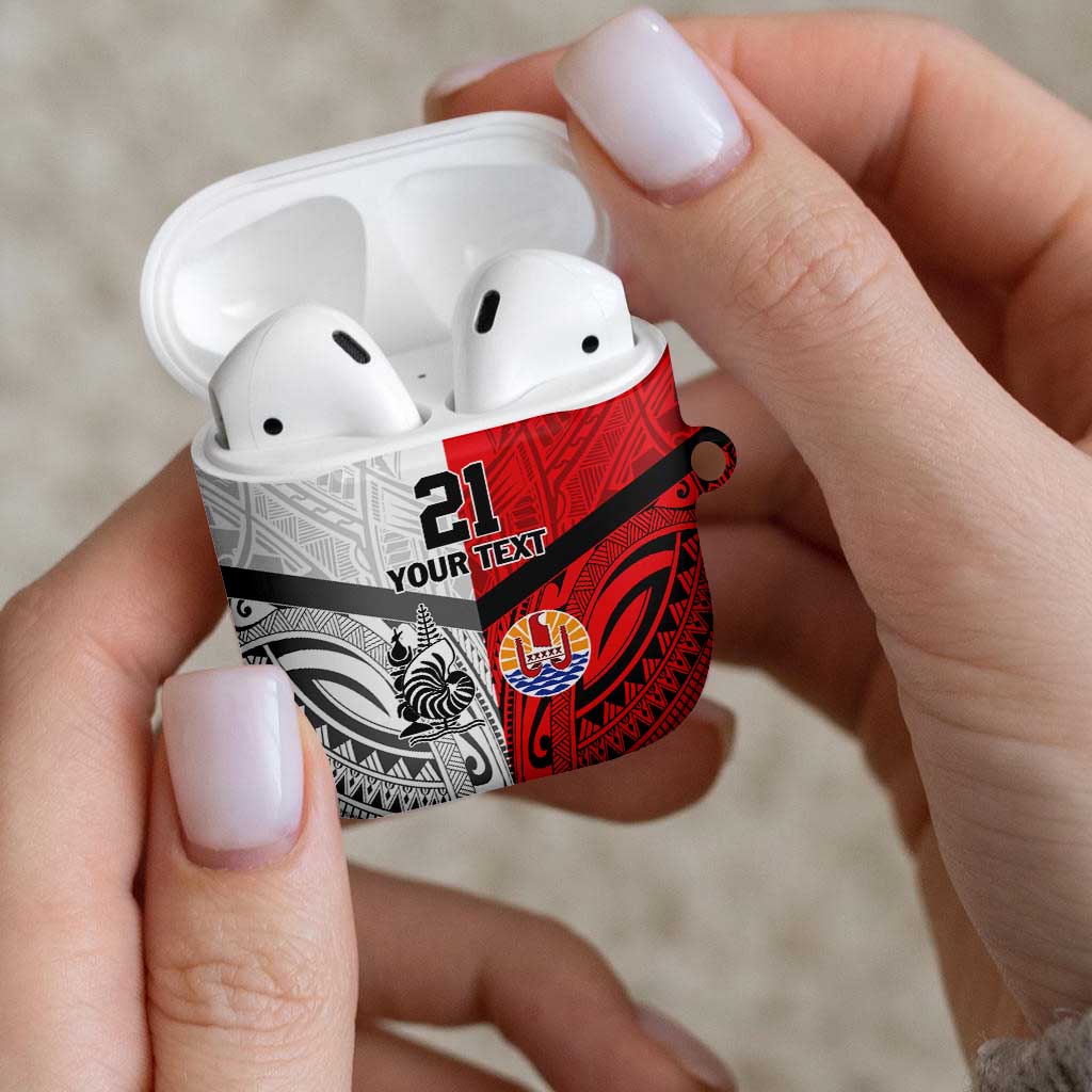 New Caledonia-Tahiti Football Custom AirPods Case Together Go Champions LT9 - Polynesian Pride