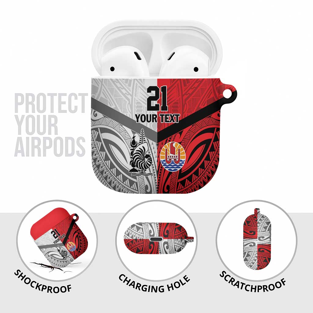 New Caledonia-Tahiti Football Custom AirPods Case Together Go Champions LT9 - Polynesian Pride