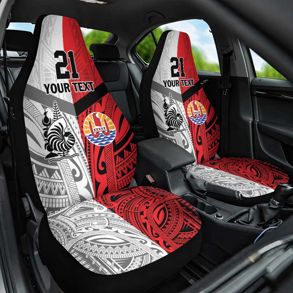 New Caledonia-Tahiti Football Custom Car Seat Cover Together Go Champions LT9 One Size Art - Polynesian Pride