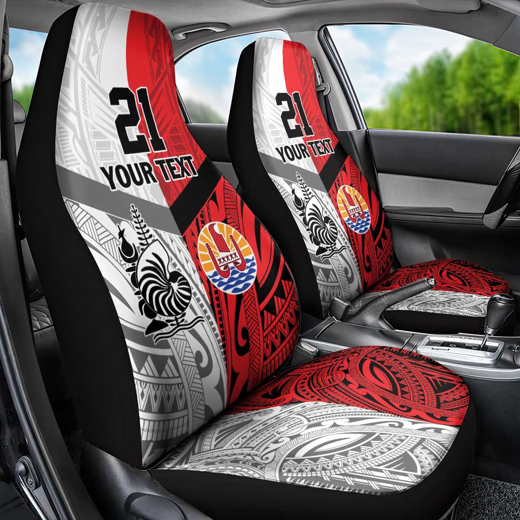 New Caledonia-Tahiti Football Custom Car Seat Cover Together Go Champions LT9 - Polynesian Pride