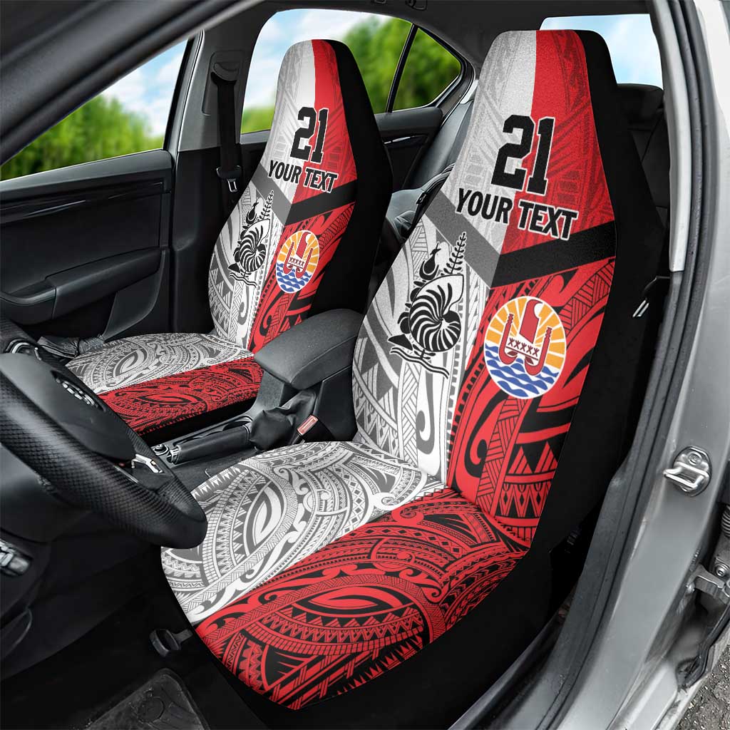 New Caledonia-Tahiti Football Custom Car Seat Cover Together Go Champions LT9 - Polynesian Pride
