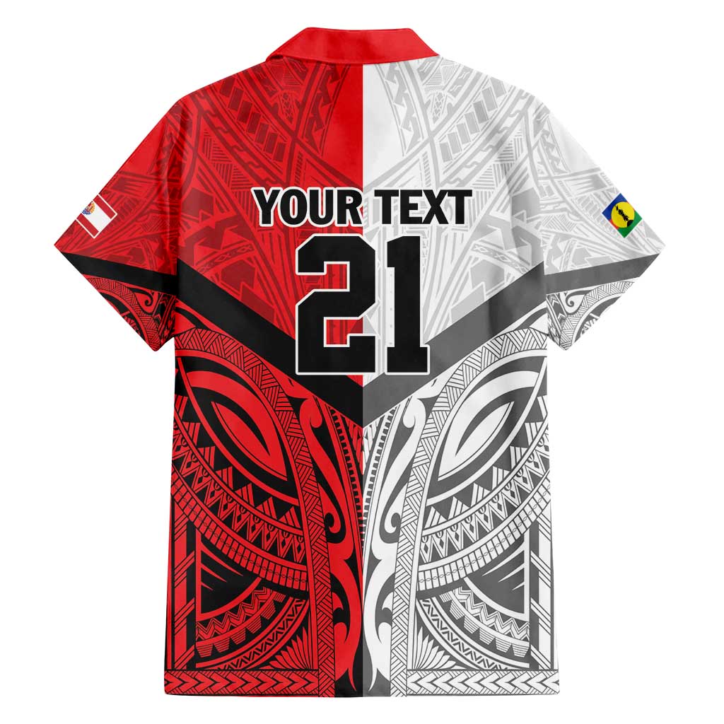 New Caledonia-Tahiti Football Custom Family Matching Summer Maxi Dress and Hawaiian Shirt Together Go Champions LT9 - Polynesian Pride