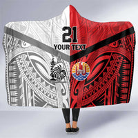 New Caledonia-Tahiti Football Custom Hooded Blanket Together Go Champions LT9 One Size Art - Polynesian Pride