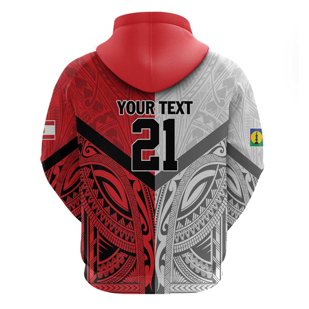 New Caledonia-Tahiti Football Custom Hoodie Together Go Champions LT9 - Polynesian Pride