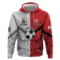 New Caledonia-Tahiti Football Custom Hoodie Together Go Champions LT9 Zip Hoodie Art - Polynesian Pride