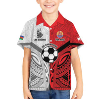 New Caledonia-Tahiti Football Custom Kid Hawaiian Shirt Together Go Champions LT9 Kid Art - Polynesian Pride